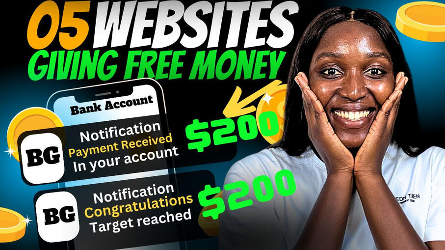 Websites to get free money